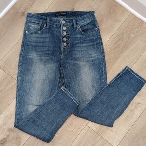 Lucky Brand Denim Jeans with Button Detail